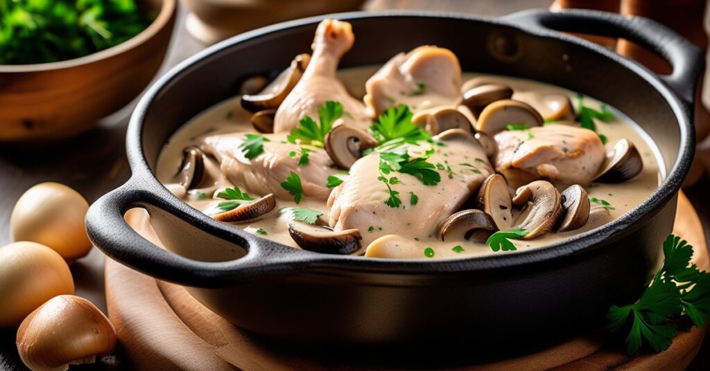 Strogonow drobiowy: Pyszny gulasz z kurczaka i papryki