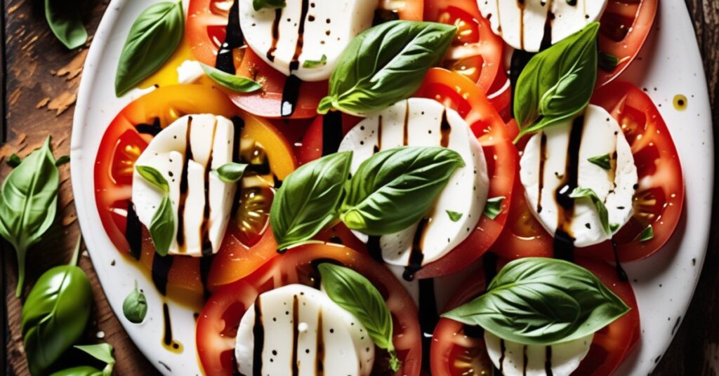 Caprese: Perfekcyjne połączenie pomidora, mozzarelli i bazylii