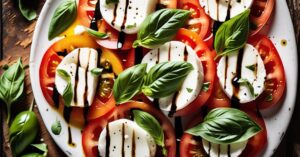 Caprese: Perfekcyjne połączenie pomidora, mozzarelli i bazylii
