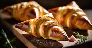 Przekąski z ciasta francuskiego z serem i szynką: Szybkie i pyszne!