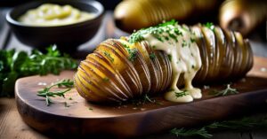 Ziemniaki Hasselback: Perfekcyjnie chrupiące i aromatyczne!