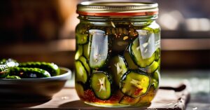 Ogórki krokodylki z chili i czosnkiem – przepis na zimę