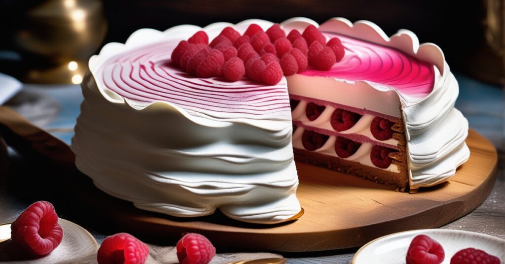 Malinowa chmurka: sprawdzony przepis na ciasto z bezą.