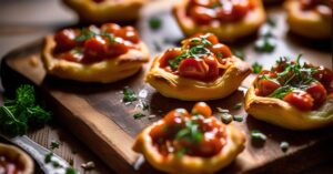 Pizzerinki z ciasta francuskiego: ekspresowa, chrupiąca przekąska!