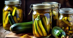 Cukinia w curry: Przepis na zimę – marynowana!