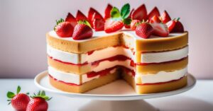 Biszkopt z galaretką i kremem mascarpone: Truskawkowy raj!