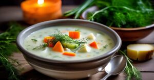 Zupa ogórkowa przepis babci: Pyszna ogórkowa jak u babci