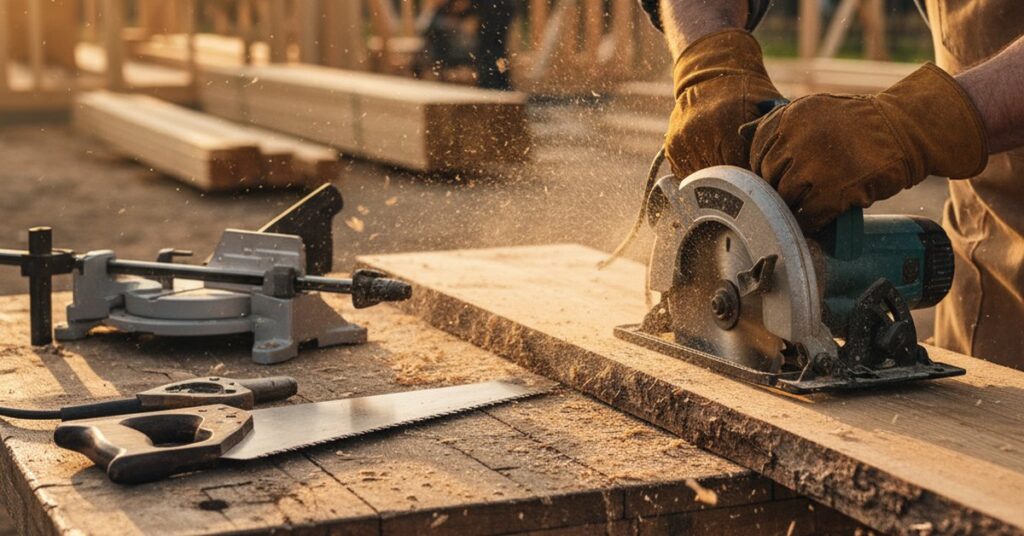 Najlepsze narzędzia do cięcia drewna na budowie 2026: Twój przewodnik.