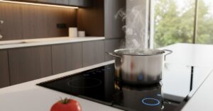 Nowoczesna płyta indukcyjna z funkcją boost: Szybkie gotowanie