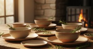 Zestaw talerzy obiadowych kamionka: Elegancja i trwałość na lata