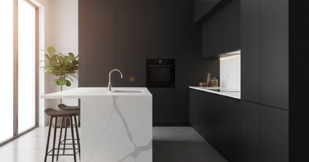 Czarne meble kuchenne matowe: Elegancja i styl w Twojej kuchni