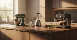 Dębowe meble kuchenne z wyspą: Twoje wymarzone centrum gotowania