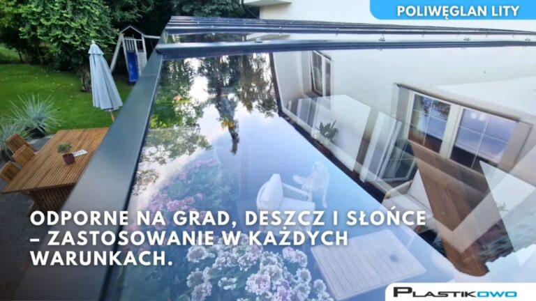 Jaką grubość poliwęglanu litego wybrać na zadaszenie tarasu?
